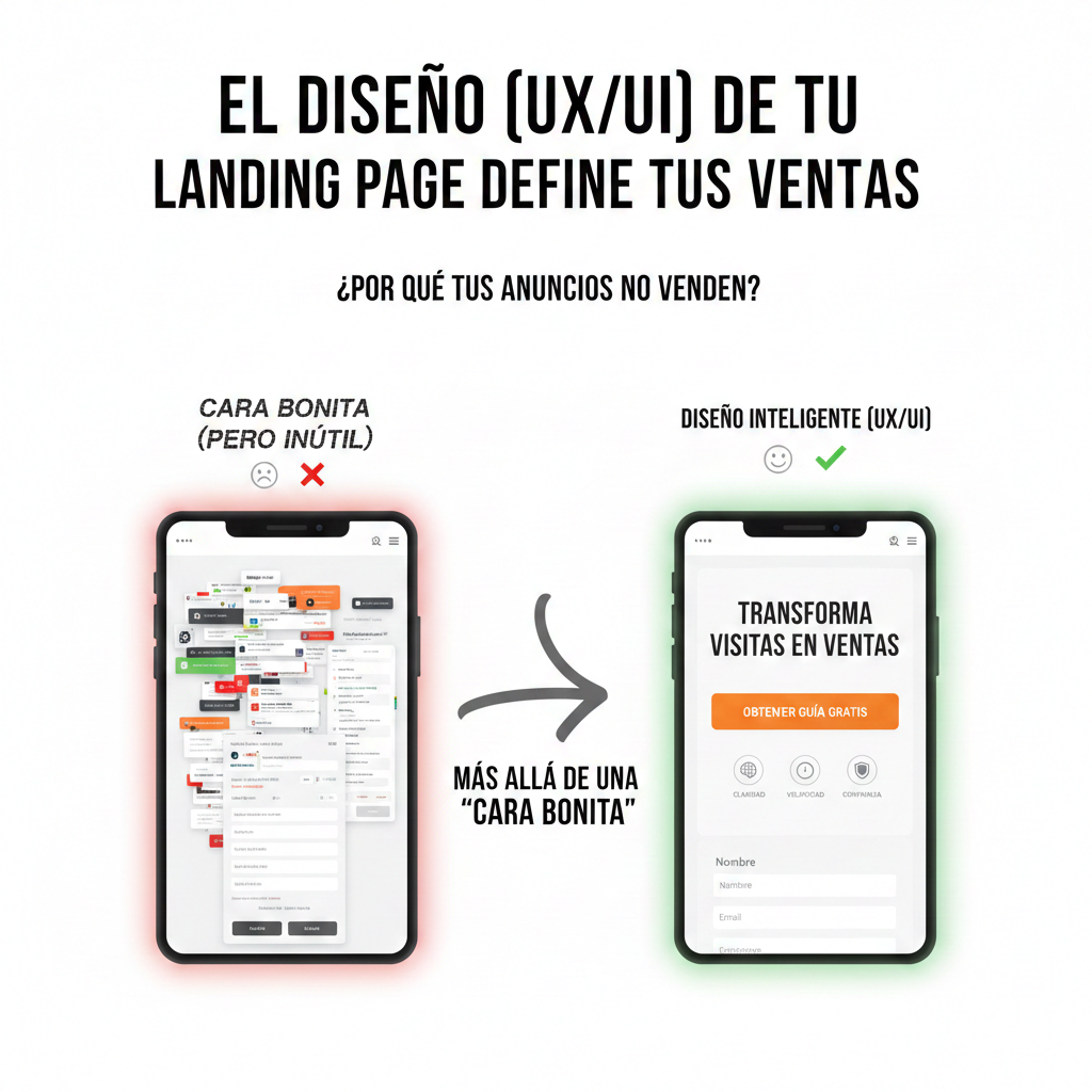 Por qué el diseño (UX/UI) de tu Landing Page define tus ventas