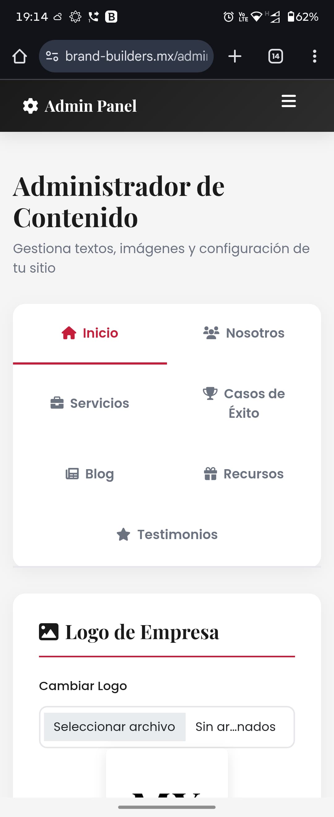 CMS Corporativo Dinámico con Auto-Respuesta IA